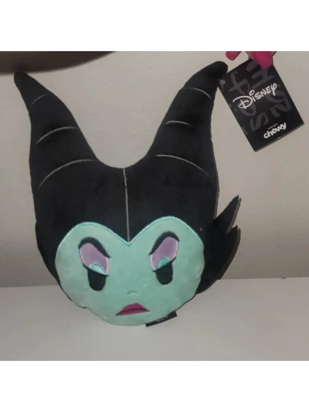 CHEWY x DISNEY SLEEPING BEAUTY MALEFICENT DOG PLUSH TOY NWT